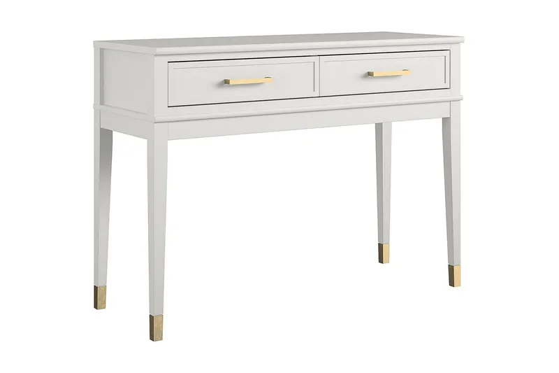 Westerleigh Konsollbord 105 cm Hvit - CosmoLiving - Møbler - Bord - Avlastningsbord & sidobord - Konsollbord & gangbord