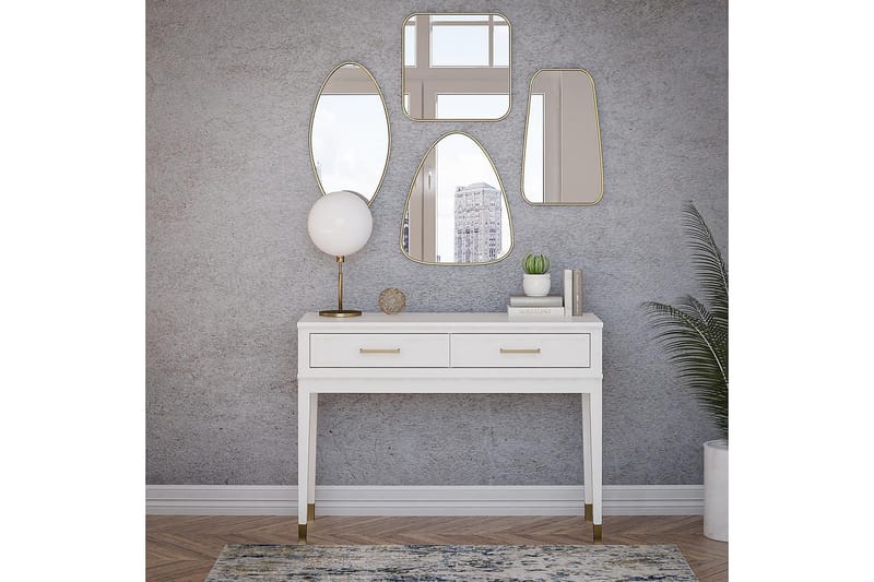 Westerleigh Konsollbord 105 cm Hvit - CosmoLiving - Møbler - Bord - Avlastningsbord & sidobord - Konsollbord & gangbord