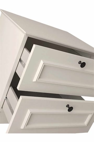 Wonthaggi nattbord 52 cm - Hvit - Møbler - Bord - Avlastningsbord & sidobord - Sengebord & nattbord