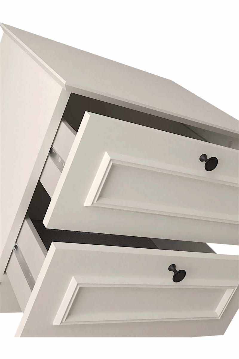 Wonthaggi nattbord 52 cm - Hvit - Møbler - Bord - Avlastningsbord & sidobord - Sengebord & nattbord