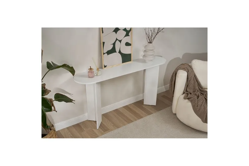 Yeno Konsollbord 150 cm - Hvit - Møbler - Bord - Avlastningsbord & sidobord - Konsollbord & gangbord