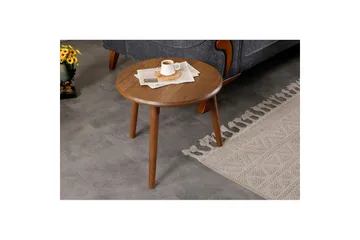 Zalvar Sett med bord 100 cm - Sand - Møbler - Bord - Avlastningsbord & sidobord - Settbord