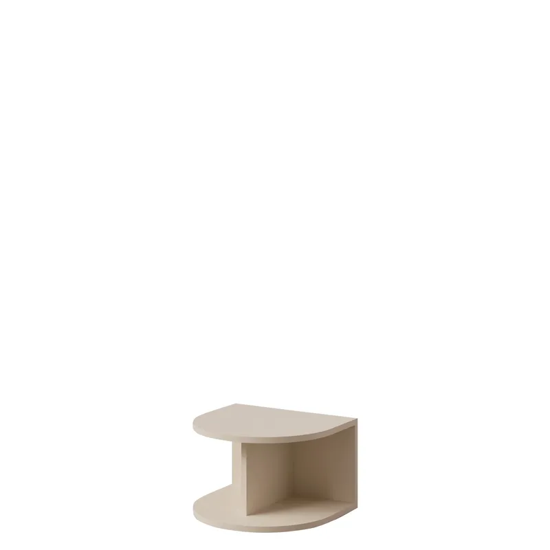 Zarek Nattbord 41 cm - beige - Møbler - Bord - Avlastningsbord & sidobord - Sengebord & nattbord