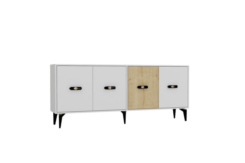 Zaven Konsollbord 180 cm, Hvit/Eik