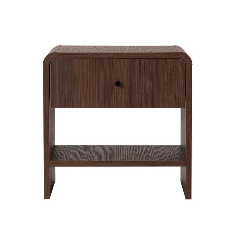 Zavio Nattbord 45x45x40 cm - Milano Walnut - Møbler - Bord - Avlastningsbord & sidobord - Sengebord & nattbord