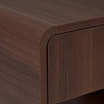 Zavio Nattbord 45x45x40 cm - Milano Walnut - Møbler - Bord - Avlastningsbord & sidobord - Sengebord & nattbord