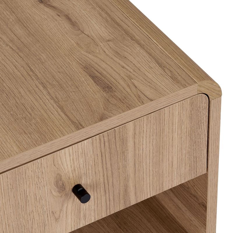 Zavio Nattbord 45x45x40 cm - Sepet Oak - Møbler - Bord - Avlastningsbord & sidobord - Sengebord & nattbord