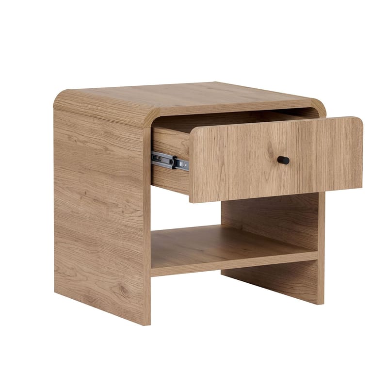 Zavio Nattbord 45x45x40 cm - Sepet Oak - Møbler - Bord - Avlastningsbord & sidobord - Sengebord & nattbord