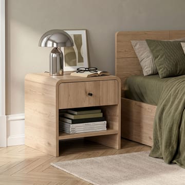 Zavio Nattbord 45x45x40 cm - Sepet Oak - Møbler - Bord - Avlastningsbord & sidobord - Sengebord & nattbord