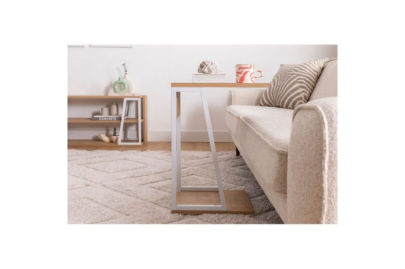 Zeric Sidebord 30 cm - Blå/Hvit - Møbler - Bord - Avlastningsbord & sidobord - Lampebord & sidebord