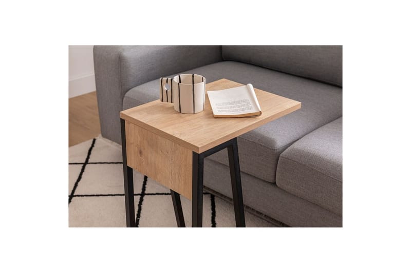 Zeric Sidebord 30 cm - Blå/Sort - Møbler - Bord - Avlastningsbord & sidobord - Lampebord & sidebord