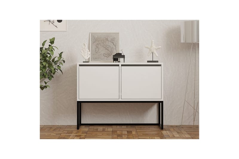 Zermat Konsollbord 90 cm - Hvit - Møbler - Bord - Avlastningsbord & sidobord - Konsollbord & gangbord