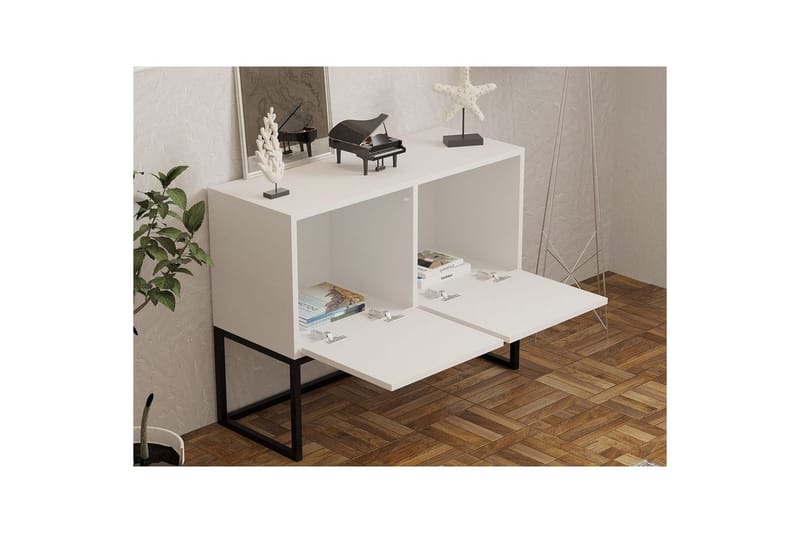 Zermat Konsollbord 90 cm - Hvit - Møbler - Bord - Avlastningsbord & sidobord - Konsollbord & gangbord