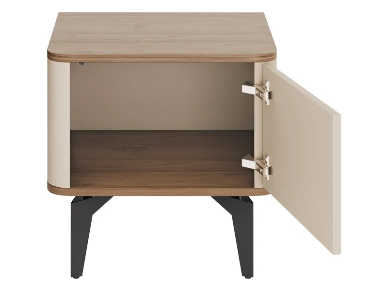 Zeyrin Nattbord 48 cm - Beige|brun|svart - Møbler - Bord - Avlastningsbord & sidobord - Sengebord & nattbord