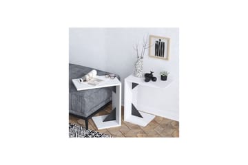 Zoey Sidebord 40 cm - Sort/Hvit - Møbler - Bord - Avlastningsbord & sidobord - Lampebord & sidebord
