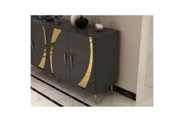 Zoman Konsollbord 150 cm - Gull/Antrasitt - Møbler - Bord - Avlastningsbord & sidobord - Konsollbord & gangbord