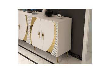 Zoman Konsollbord 150 cm - Gull/Hvit - Møbler - Bord - Avlastningsbord & sidobord - Konsollbord & gangbord