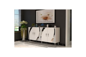 Zoman Konsollbord 150 cm - Hvit/Sølv - Møbler - Bord - Avlastningsbord & sidobord - Konsollbord & gangbord