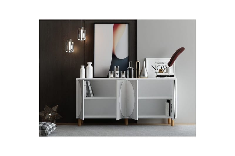 Zyric Konsollbord 150 cm - Hvit - Møbler - Bord - Avlastningsbord & sidobord - Konsollbord & gangbord