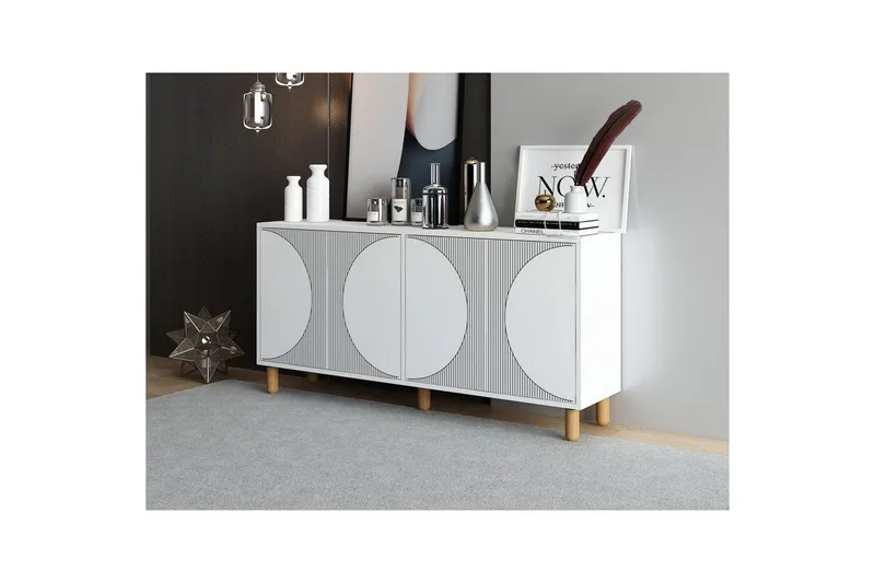 Zyric Konsollbord 150 cm - Hvit - Møbler - Bord - Avlastningsbord & sidobord - Konsollbord & gangbord