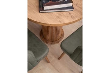 Babilas Spisebord 180 cm Oval - Valnøtt - Møbler - Bord - Spisebord & kjøkkenbord