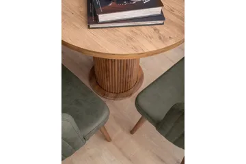 Babilas Spisebord 180 cm Oval - Valnøtt - Møbler - Bord - Spisebord & kjøkkenbord