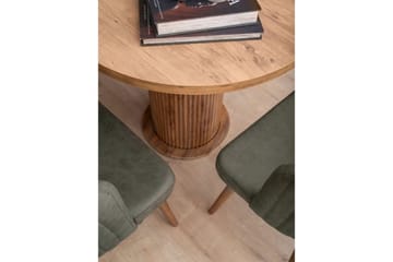 Babilas Spisebord 180 cm Oval - Valnøtt - Møbler - Bord - Spisebord & kjøkkenbord