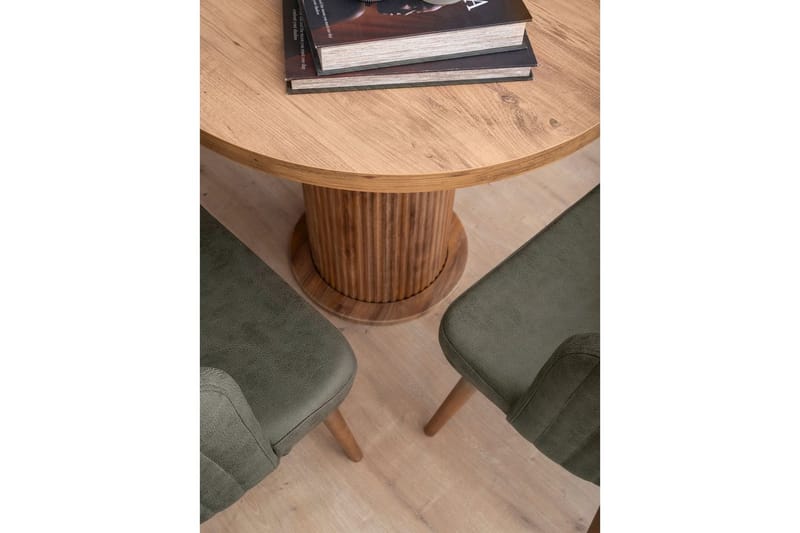 Babilas Spisebord 180 cm Oval - Valnøtt - Møbler - Bord - Spisebord & kjøkkenbord