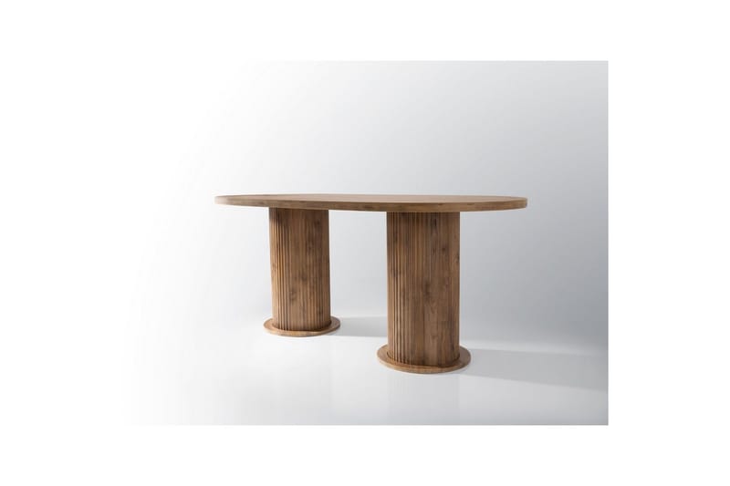Babilas Spisebord 180 cm Oval - Valnøtt - Møbler - Bord - Spisebord & kjøkkenbord