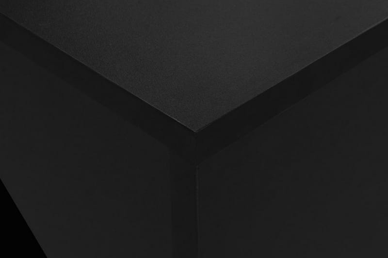 Barbord med skap 115x59x200 cm svart - Svart - Barbord & ståbord