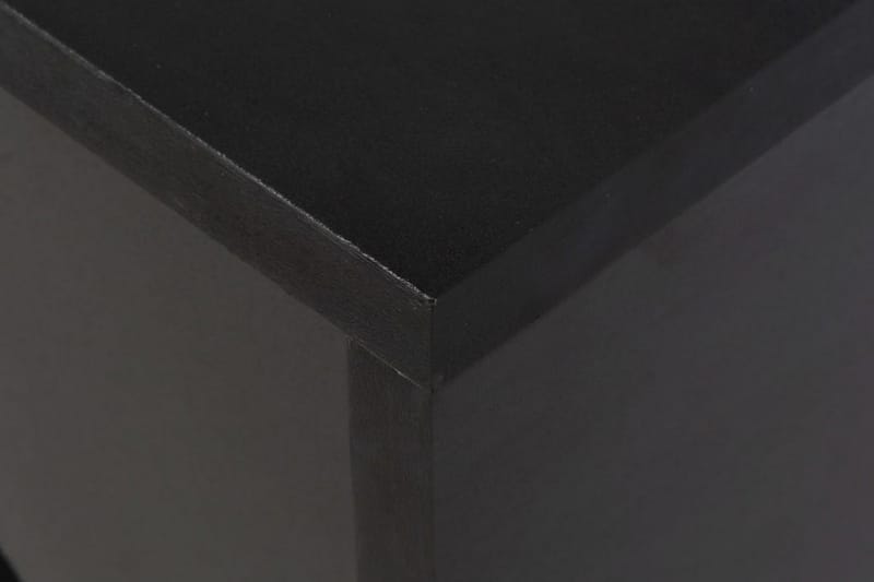 Barbord med flyttbar hylle svart 138x40x120 cm - Svart - Barbord & ståbord