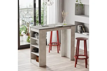 Zambasa Barbord 120 cm - Grå/Natur - Møbler - Bord - Barbord & ståbord