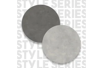 Zambasa Barbord 120 cm - Grå/Natur - Møbler - Bord - Barbord & ståbord