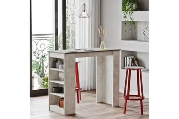 Zambasa Barbord 120 cm - Grå/Natur - Møbler - Bord - Barbord & ståbord