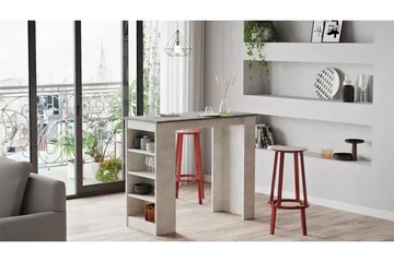 Zambasa Barbord 120 cm - Grå/Natur - Møbler - Bord - Barbord & ståbord