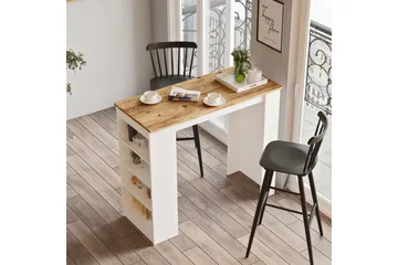 Zambasa Barbord 120 cm - Natur / Hvit - Møbler - Bord - Barbord & ståbord