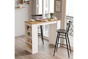 Zambasa Barbord 120 cm - Natur / Hvit - Møbler - Bord - Barbord & ståbord