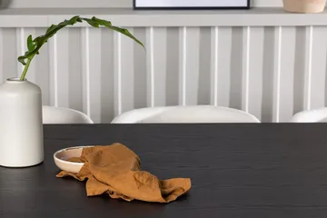 Bariso spisebord 230x115x75 cm ovalt med 6 Edina spisestoler - Møbler - Bord - Spisegruppe