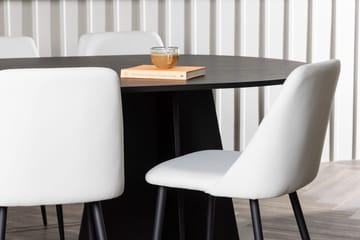 Bariso Spisebord 230x115x75 cm Ovalt med 6 Night Spisestoler - Møbler - Bord - Spisegruppe