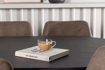 Bariso Spisebord 230x115x75 cm Ovalt med 6 Tomorrow Armstoler - Møbler - Bord - Spisegruppe