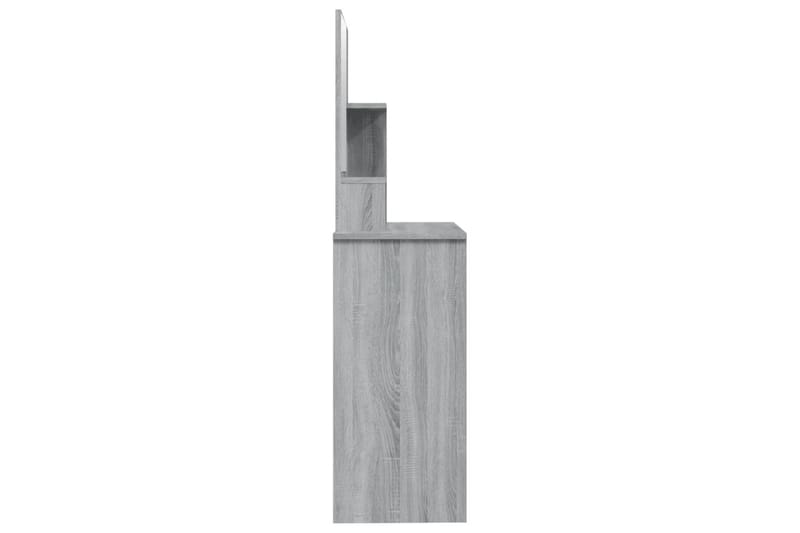 beBasic Sminkebord med speil grå sonoma 86,5x35x136 cm - GrÃ¥ - Sminkebord & toalettbord