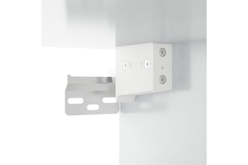 beBasic Speilskap til baderom høyglans hvit 64x20x67 cm - Hvit - Sminkebord & toalettbord