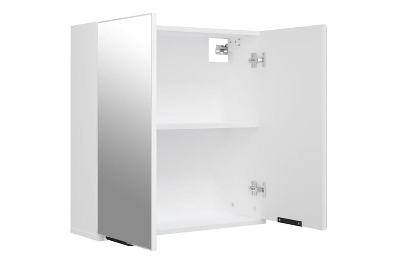 beBasic Speilskap til baderom hvit 64x20x67 cm - Hvit - Sminkebord & toalettbord