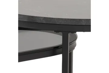 Belgrat Sofabord 70 cm - Svart - Møbler - Bord - Sofabord & salongbord