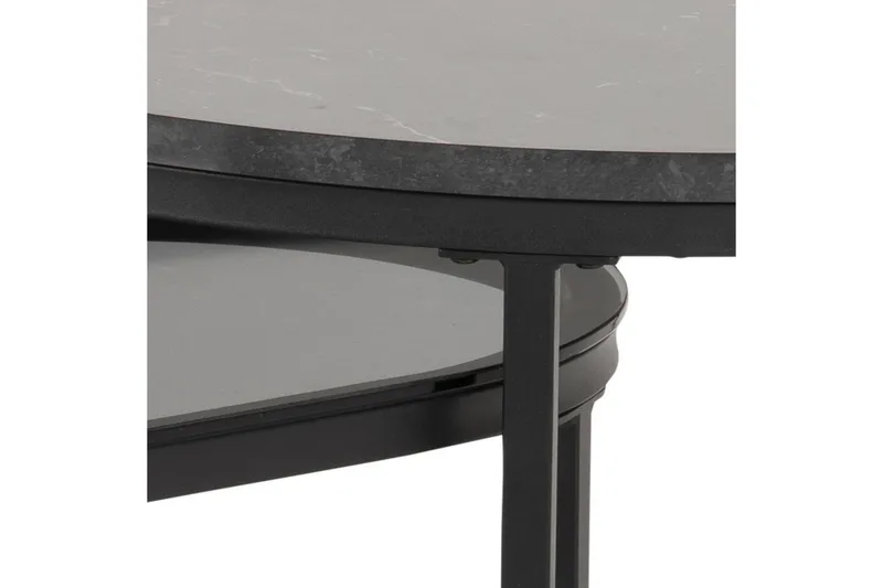 Belgrat Sofabord 70 cm - Svart - Møbler - Bord - Sofabord & salongbord