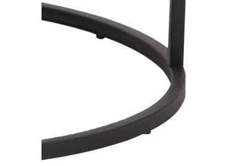 Belgrat Sofabord 70 cm - Svart - Møbler - Bord - Sofabord & salongbord