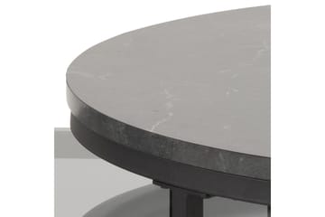 Belgrat Sofabord 70 cm - Svart - Møbler - Bord - Sofabord & salongbord