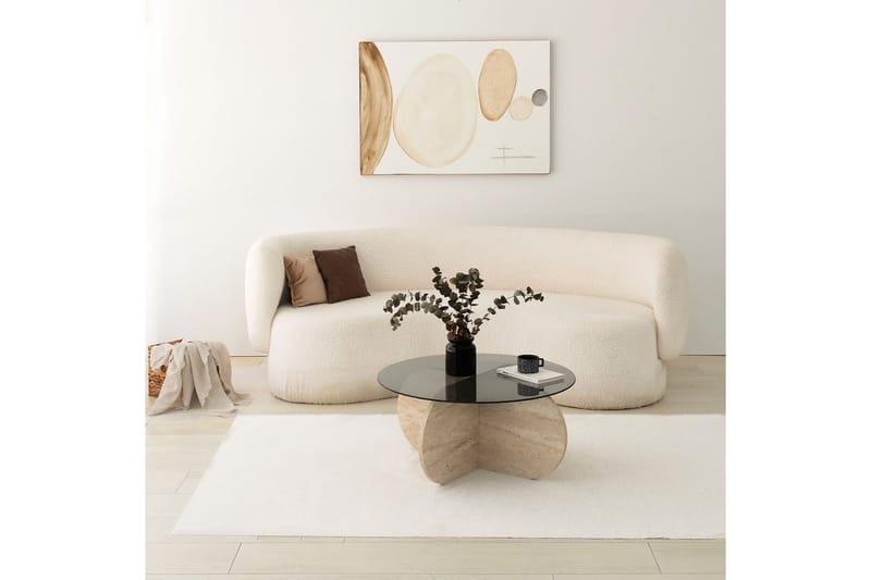 Bengul Sofabord 75 cm - Beige - Møbler - Bord - Sofabord & salongbord
