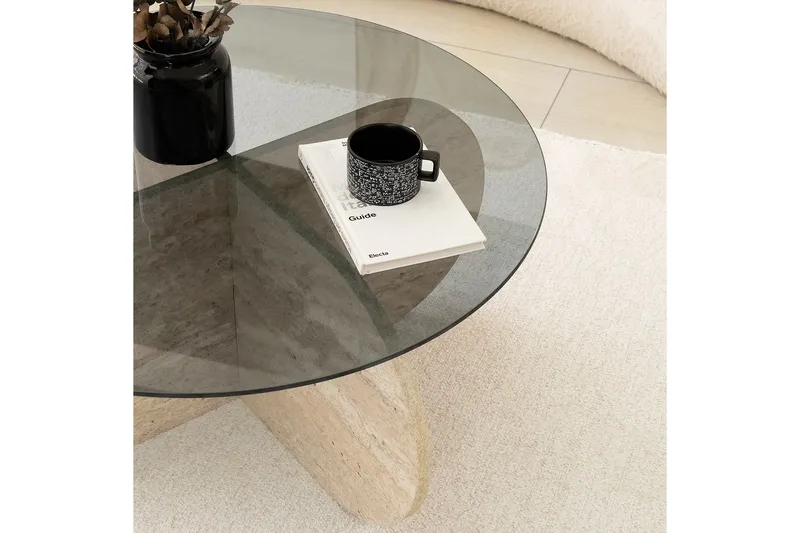 Bengul Sofabord 75 cm - Beige - Møbler - Bord - Sofabord & salongbord