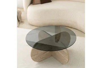 Bengul Sofabord 75 cm - Beige - Møbler - Bord - Sofabord & salongbord